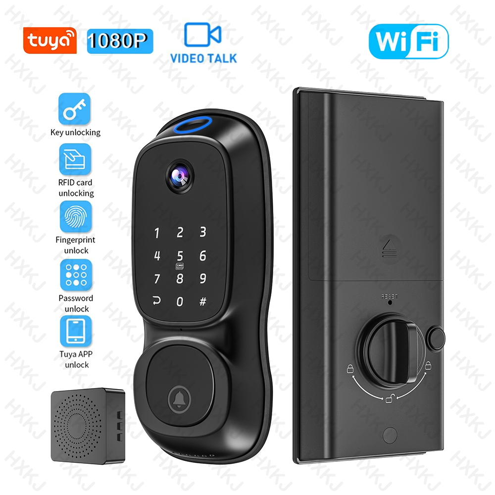 Electronics & Tech Gadgets - Tuya Wifi Smart Door Lock ‎Camera