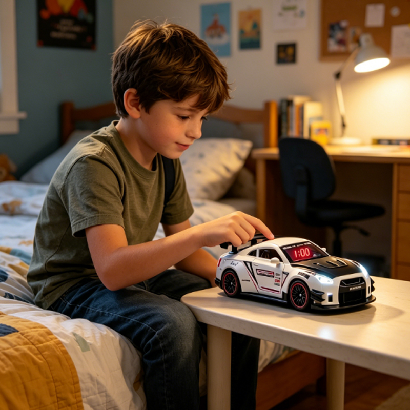 Digital Alarm Clock - 1SET Race Car Shaped Digital Alarm