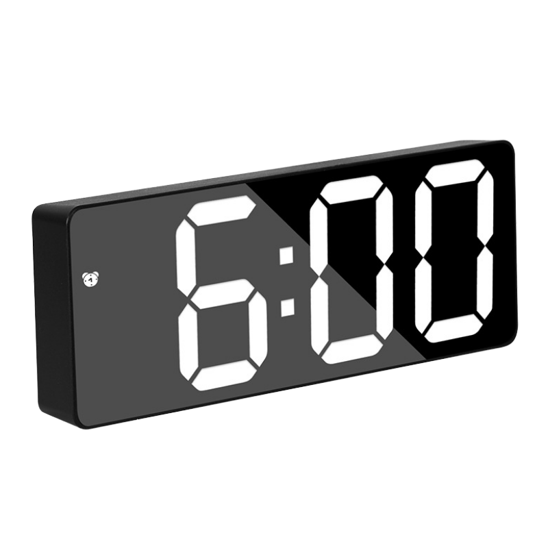 Digital Alarm Clock - Modern Creative Mirror Alarm Clock Multifunctional