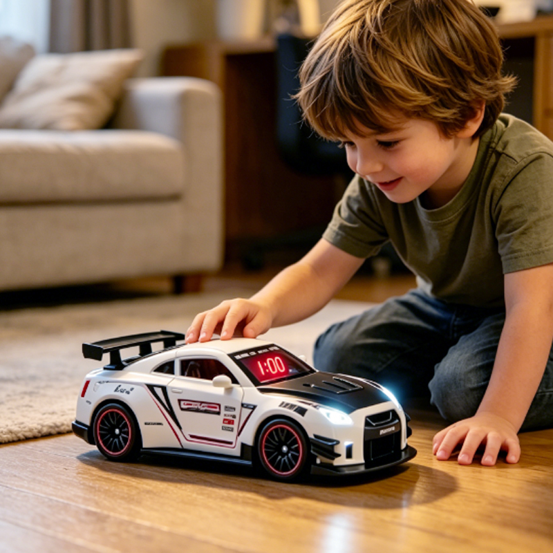 Digital Alarm Clock - 1SET Kids Supercar Alarm Clock Toy,Race