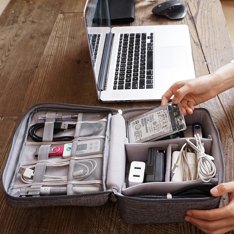 Portable Waterproof Travel Ele - Electronics Gadgets Bag のレビューと価格