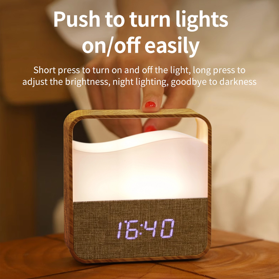 LED Night Light with Clock Dig - Digital Alarm Clock のレビューと価格