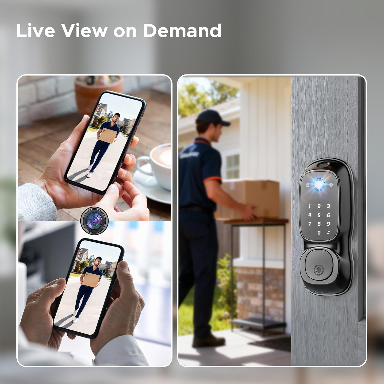 Tuya Wifi Smart Door Lock ‎Cam - Electronics & Tech Gadgets のレビューと価格