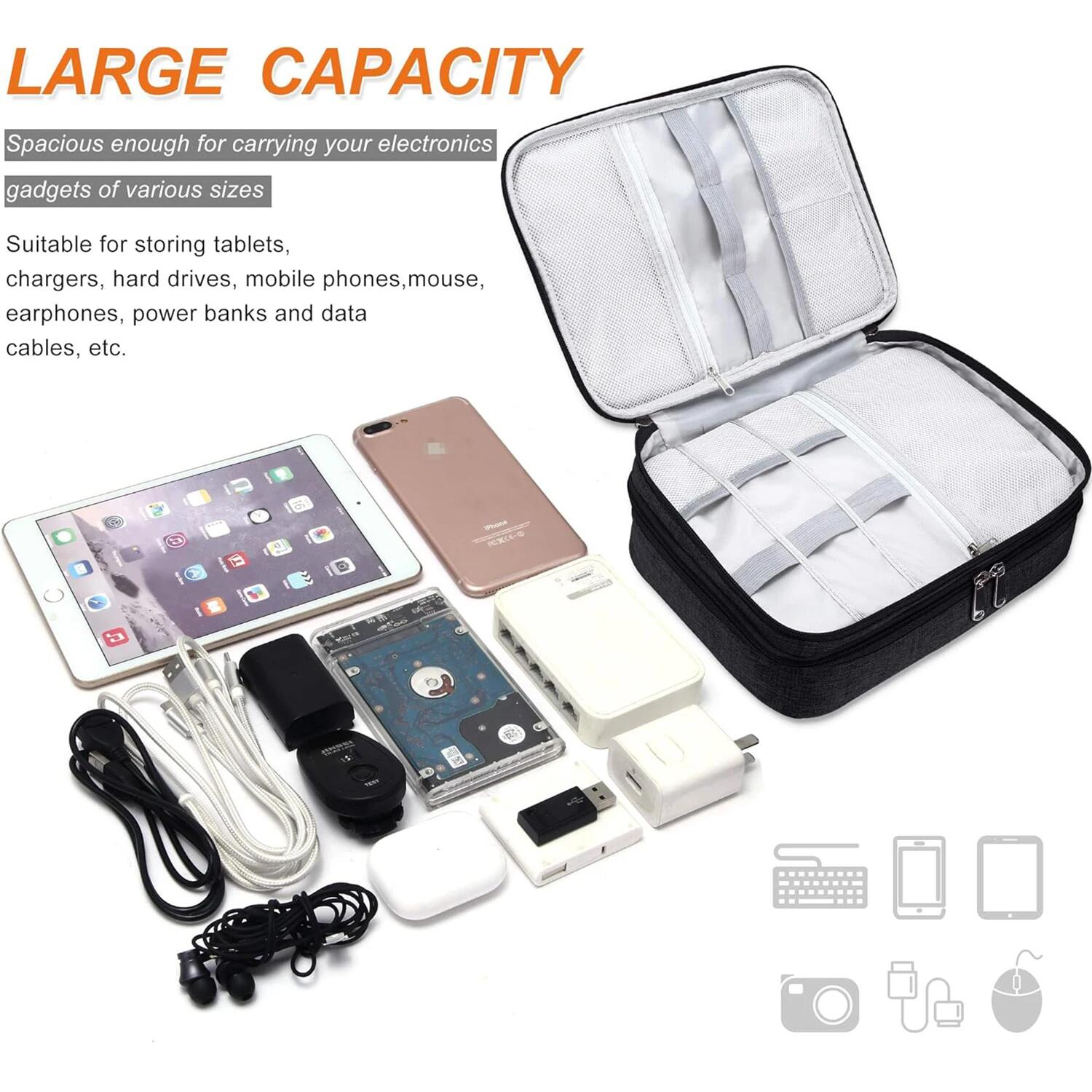 Portable Digital Storage Bag U - Electronics Gadgets Bag のレビューと価格