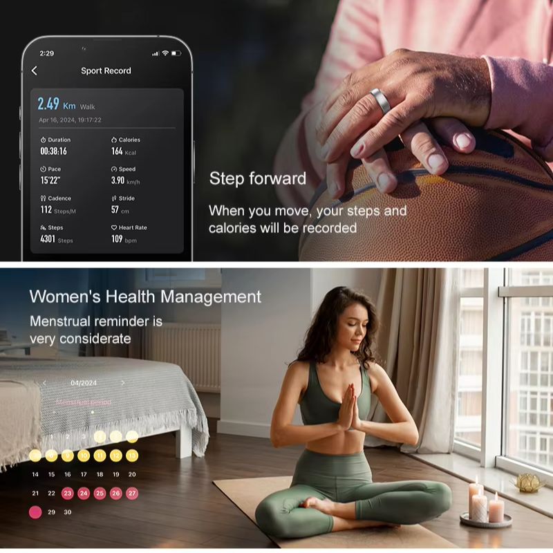 Smart Ring Men Women, Heart Ra - Smart Ring Health のレビューと価格