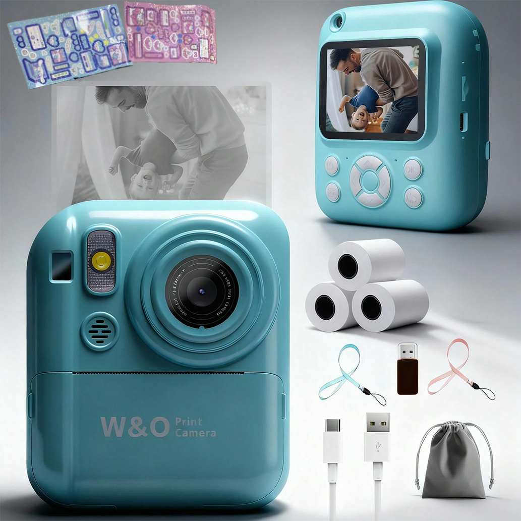 Instant Print Camera Digital C - Electronics Gadgets Bag のレビューと価格