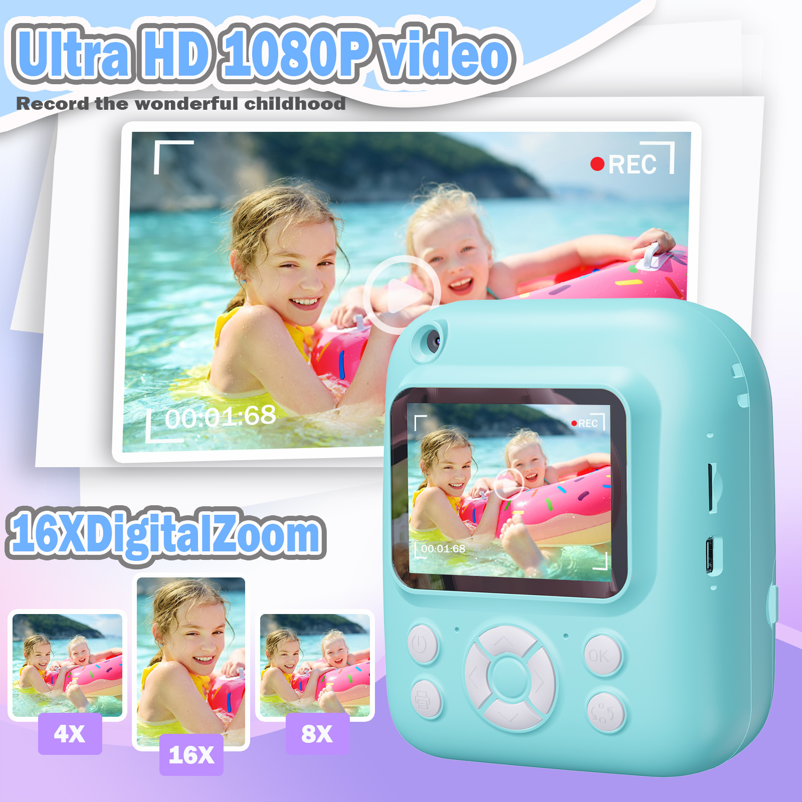 Instant Print Camera Digital C - Electronics Gadgets Bag のレビューと価格