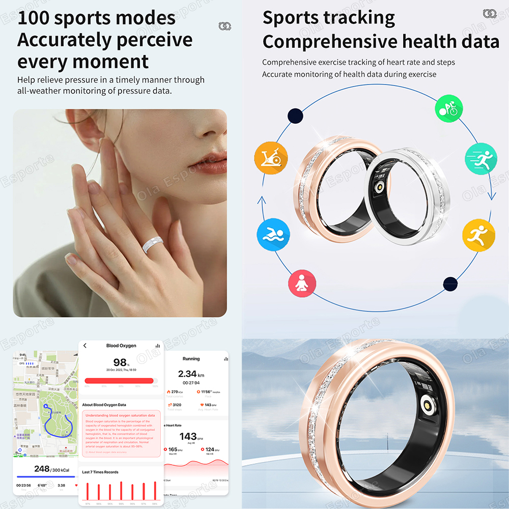 2025 New Smart Ring Lady Heart - Smart Ring Health のレビューと価格