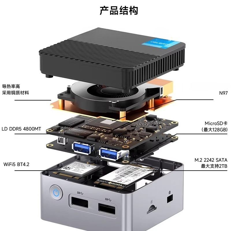 G5 Alder Lake N97 MINI PC Wind - Mini Pc Windows のレビューと価格