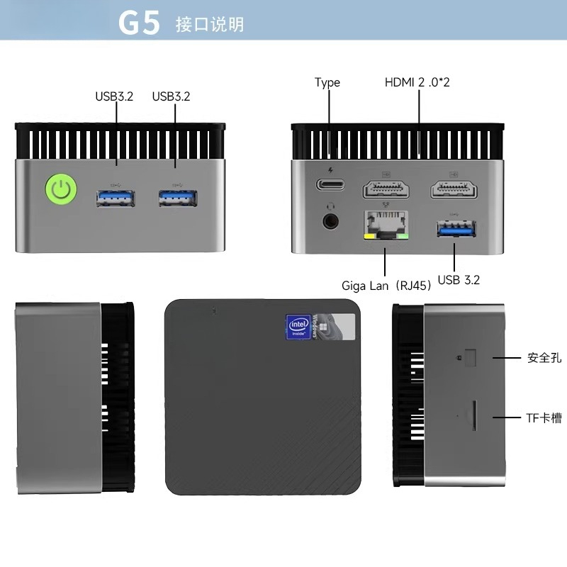 G5 Alder Lake N97 MINI PC Wind - Mini Pc Windows のレビューと価格