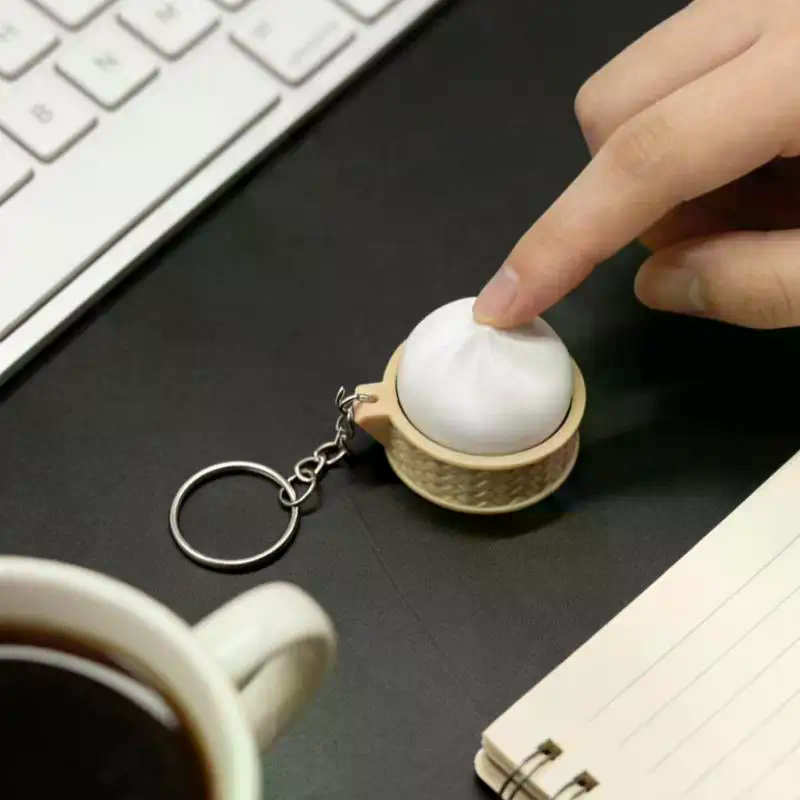 Mini Steamed Bun Stress Relief - Electronics Gadgets Bag のレビューと価格