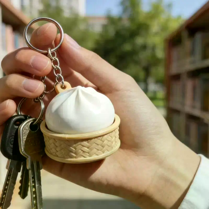 Mini Steamed Bun Stress Relief - Electronics Gadgets Bag のレビューと価格