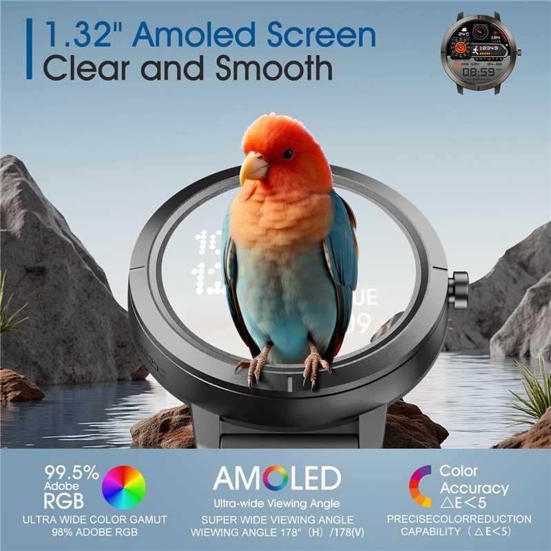 GPS Smart Watch 1.32” HD AMOLE - Electronics Gadgets Wholesale のレビューと価格