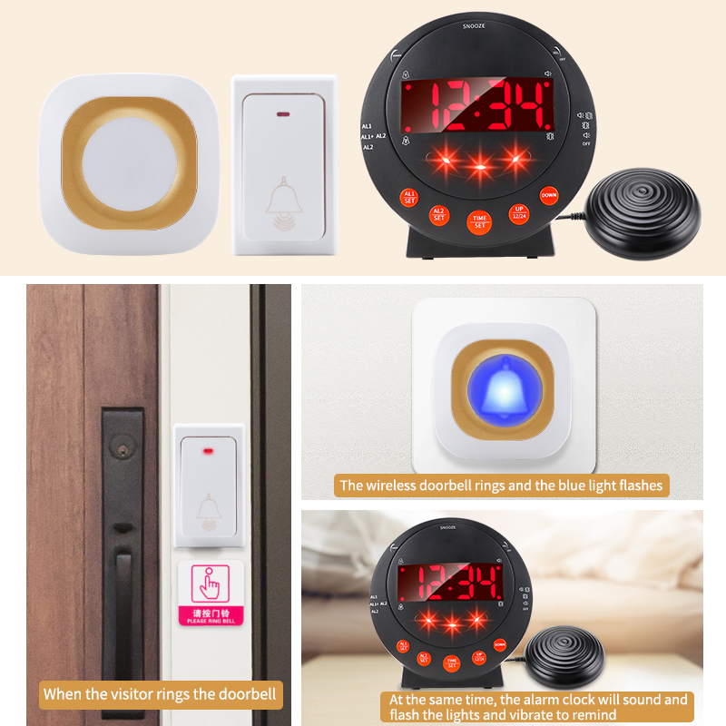 Digital Loud Speaker LED Flash - Digital Alarm Clock のレビューと価格