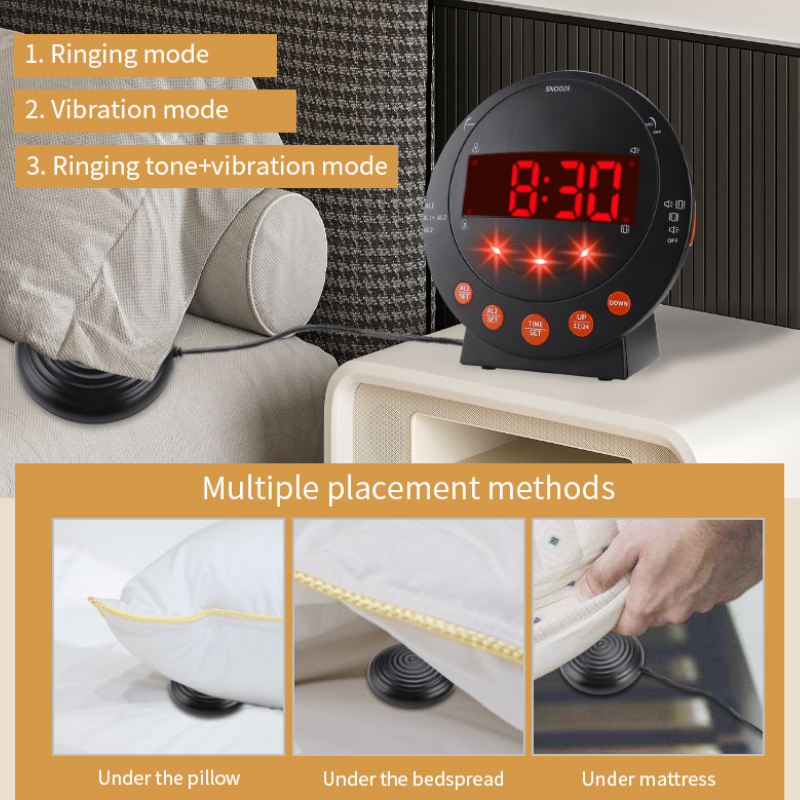 Digital Loud Speaker LED Flash - Digital Alarm Clock のレビューと価格