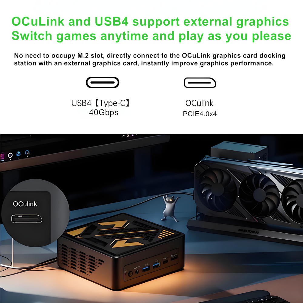 Topton OCuLink Mini PC Gamer A - Mini Pc Windows のレビューと価格