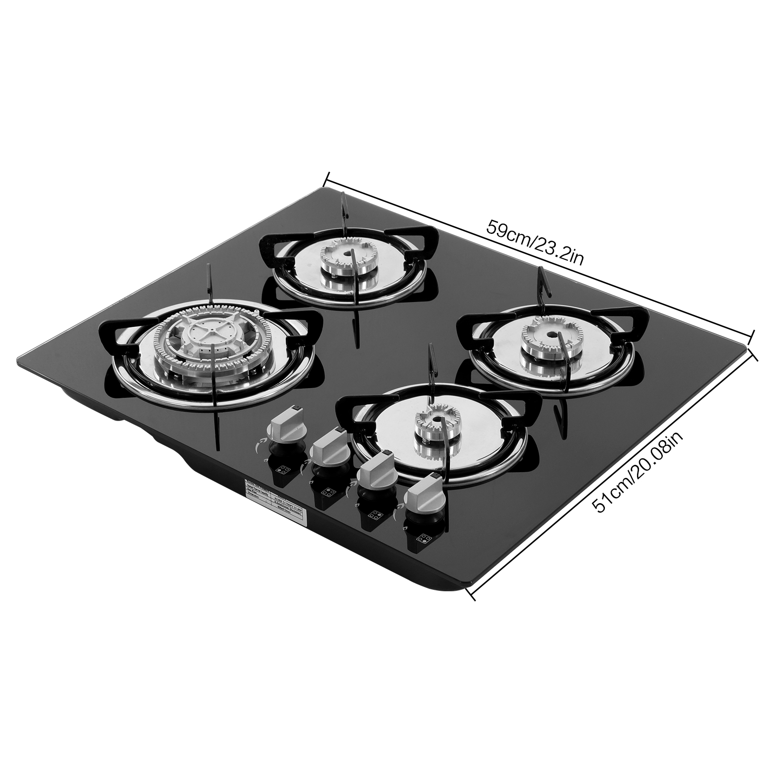 Built-in 4-Burner Gas Cooktop  - Electronics & Tech Gadgets のレビューと価格