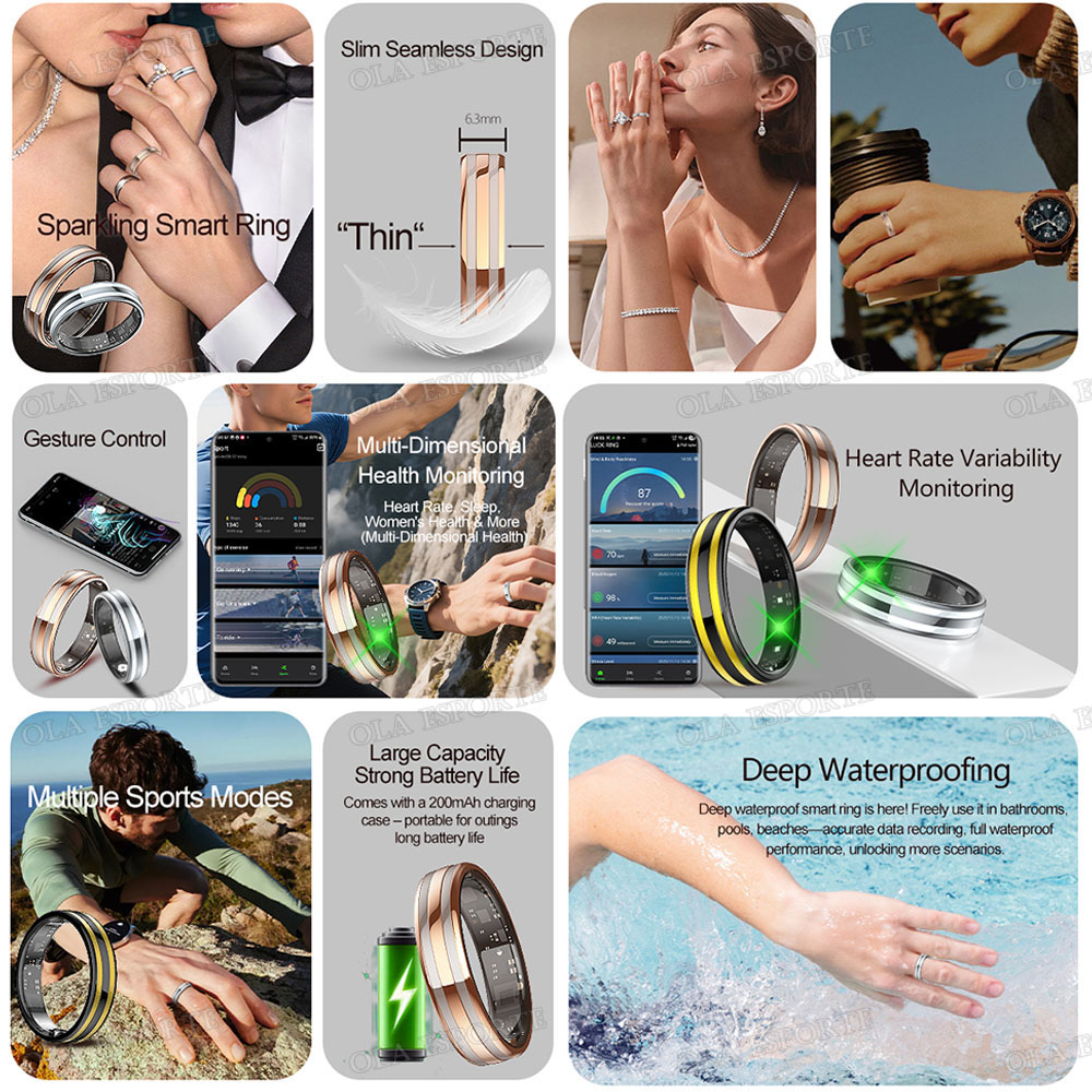 New 6.3mm Thin Smart Ring Heal - Smart Ring Health のレビューと価格