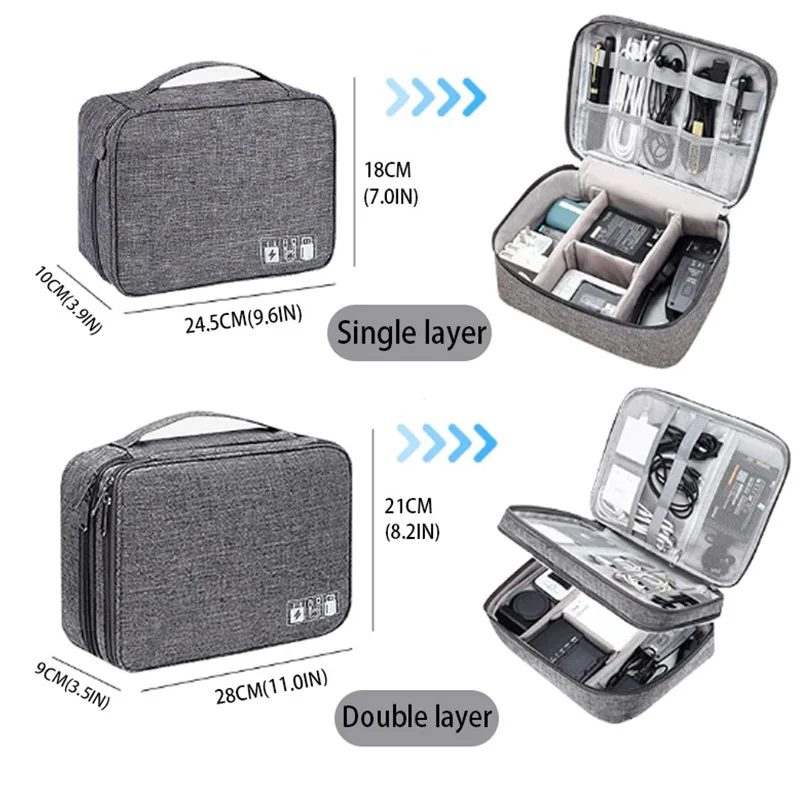 Waterproof Travel Digital Orga - Electronics Gadgets Bag のレビューと価格