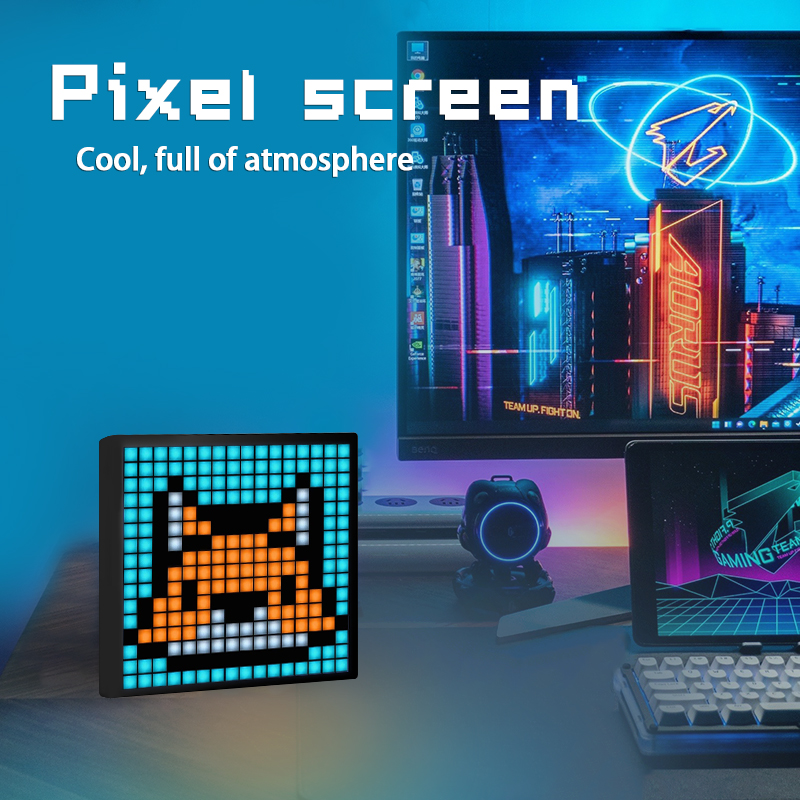 ZSQHET LED Pixel Art Display S - Digital Alarm Clock のレビューと価格