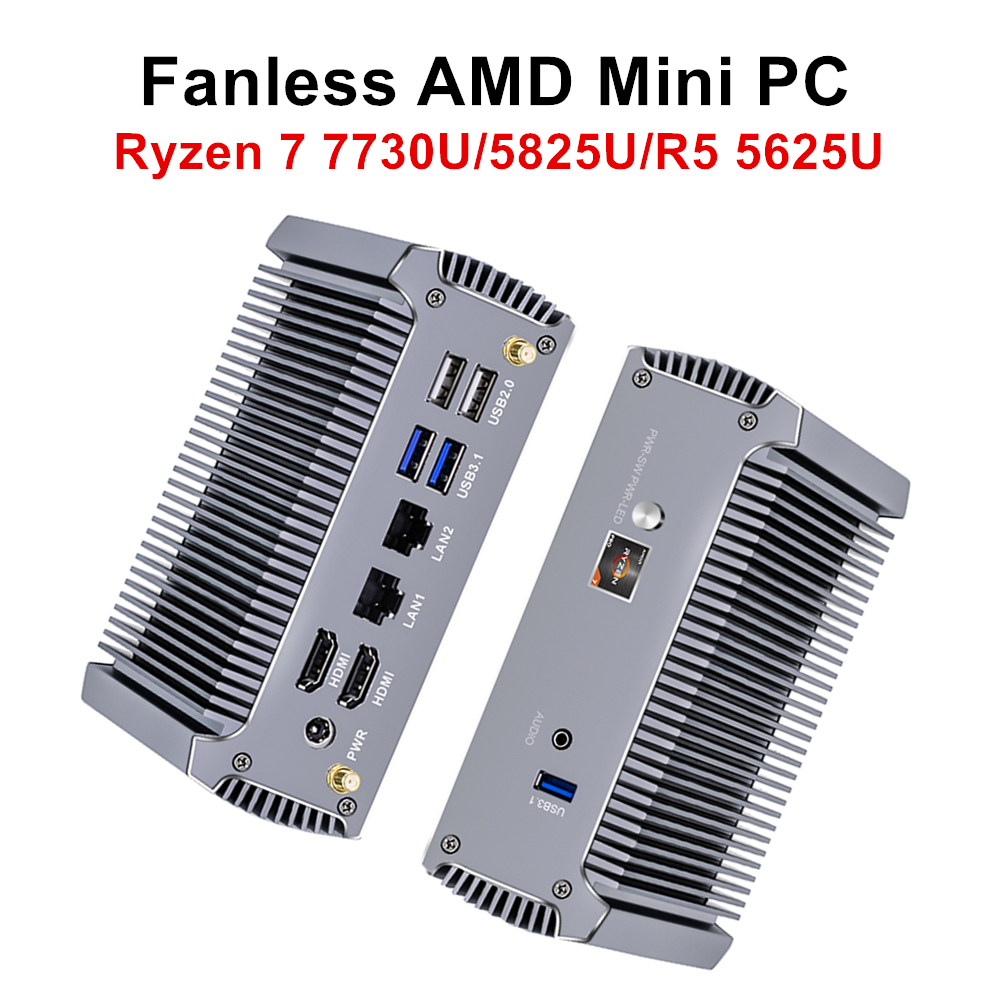 Topton FU02 Fanless Mini PC AM - Mini Pc Windows のレビューと価格