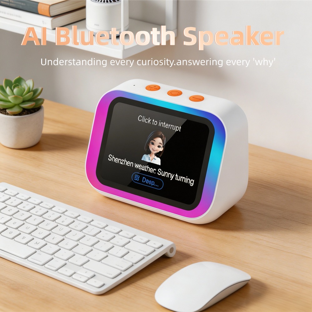 AI Bluetooth Speaker 5.4 AI vo - Digital Alarm Clock のレビューと価格