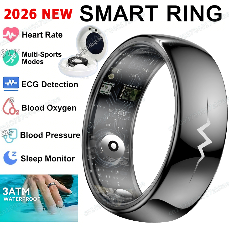 High-End ECG Blood Oxygen Heal - Smart Ring Health のレビューと価格