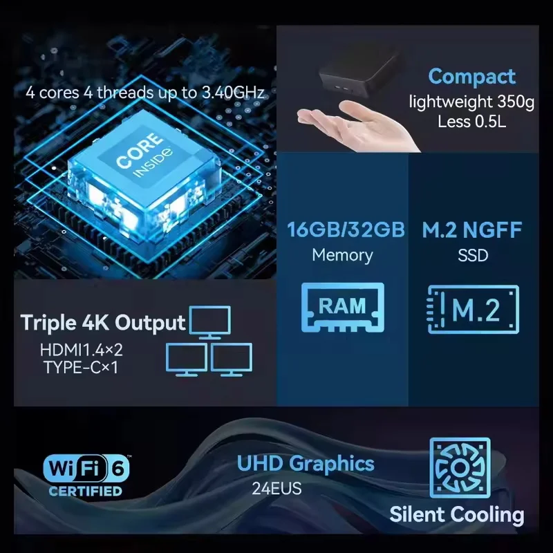 NEW Mini PC Windows 11 Intel N - Mini Pc Windows のレビューと価格