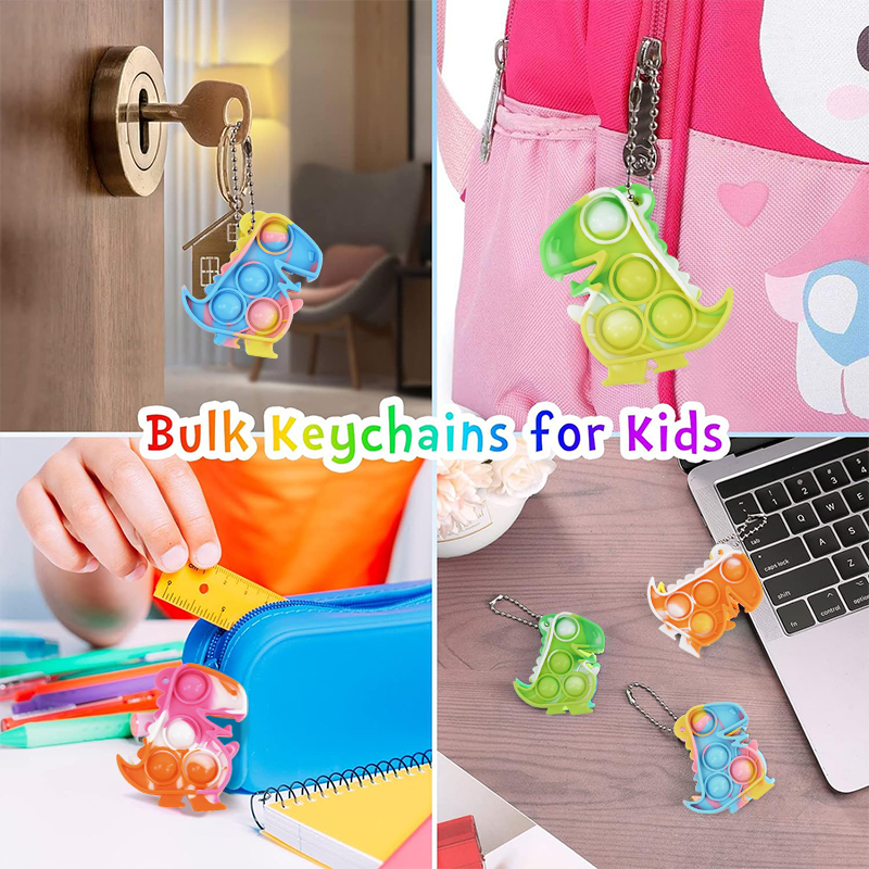 10/20pcs Mini Dinosaur Pop Key - Electronics Gadgets Bag のレビューと価格
