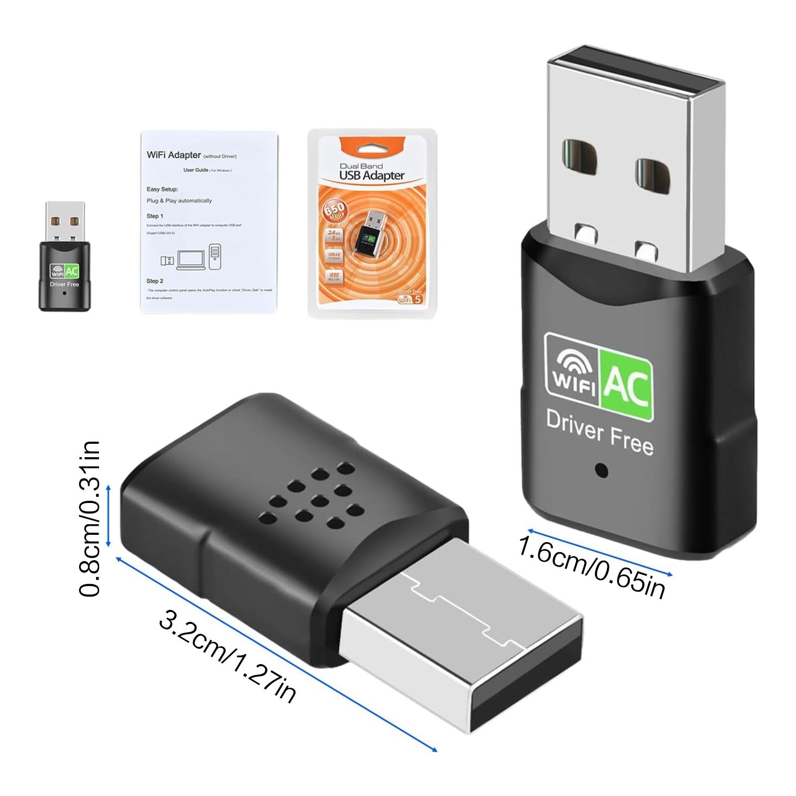 AC600 USB WiFi Adapter, Dual B - Mini Pc Windows のレビューと価格