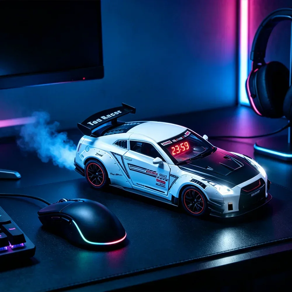 1SET Simulated Sports Car Alar - Digital Alarm Clock のレビューと価格